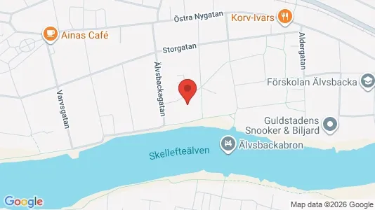 Lägenheter att hyra i Skellefteå - kort over placeringen