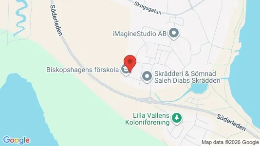 Bostadsrätter till salu i Växjö - kort over placeringen