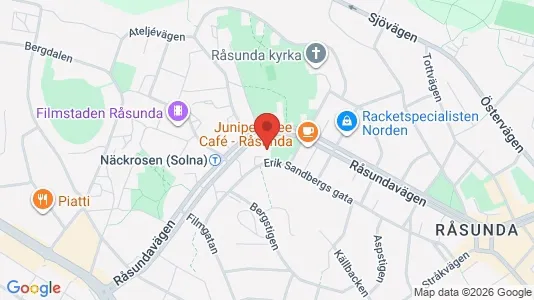 Lägenheter att hyra i Solna - kort over placeringen
