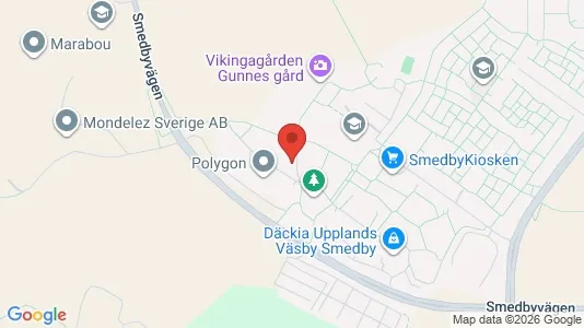 Lägenheter till salu i Upplands Väsby - kort over placeringen