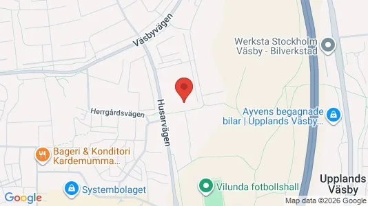 Lägenheter till salu i Upplands Väsby - kort over placeringen