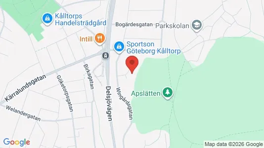 Lägenheter till salu i Örgryte-Härlanda - kort over placeringen