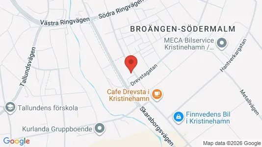 Bostadsrätter till salu i Kristinehamn - kort over placeringen