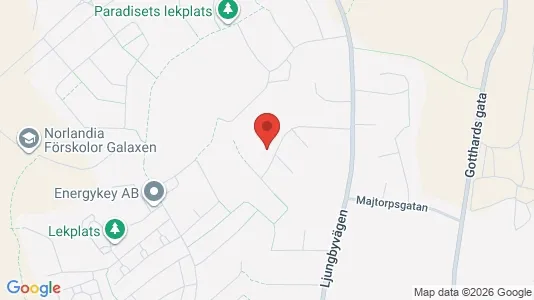 Bostadsrätter till salu i Älmhult - kort over placeringen