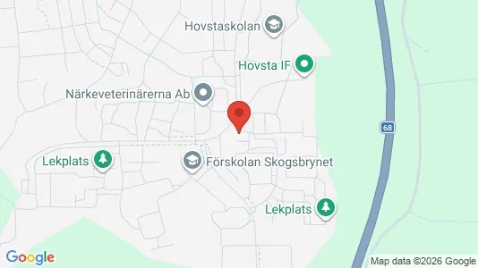 Bostadsrätter till salu i Örebro - kort over placeringen