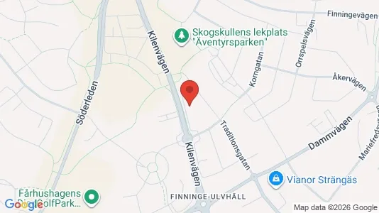 Bostadsrätter till salu i Strängnäs - kort over placeringen