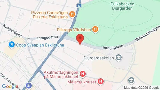 Bostadsrätter till salu i Eskilstuna - kort over placeringen