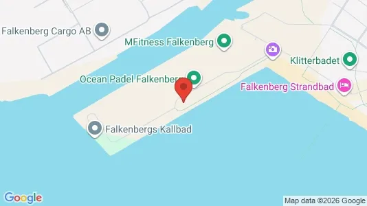 Bostadsrätter till salu i Falkenberg - kort over placeringen