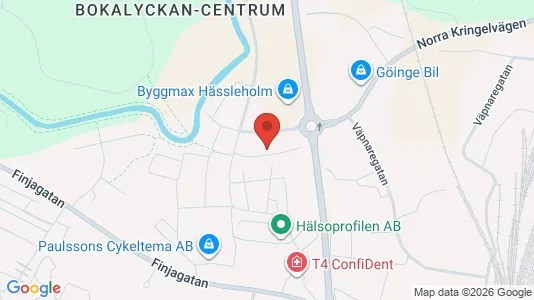 Lägenheter att hyra i Husie - kort over placeringen