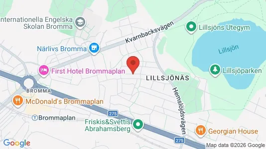 Lägenheter till salu i Västerort - kort over placeringen