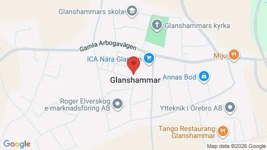 Lägenheter att hyra i Örebro - kort over placeringen