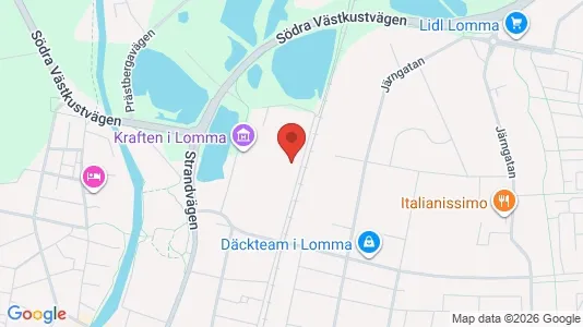 Lägenheter att hyra i Lomma - kort over placeringen