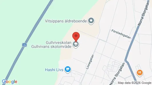 Bostadsrätter till salu i Gislaved - kort over placeringen