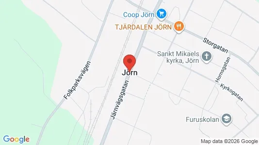 Lägenheter att hyra i Skellefteå - kort over placeringen