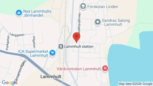 Lägenheter att hyra i Växjö - kort over placeringen