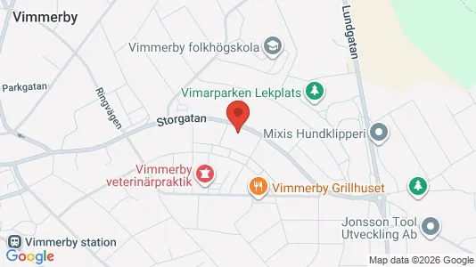 Lägenheter att hyra i Vimmerby - kort over placeringen