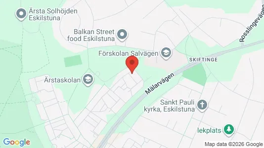 Lägenheter att hyra i Eskilstuna - kort over placeringen