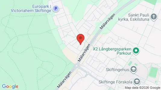 Lägenheter att hyra i Eskilstuna - kort over placeringen