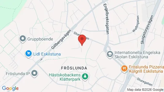Lägenheter att hyra i Eskilstuna - kort over placeringen