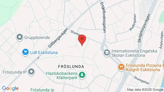 Lägenheter att hyra i Eskilstuna - kort over placeringen