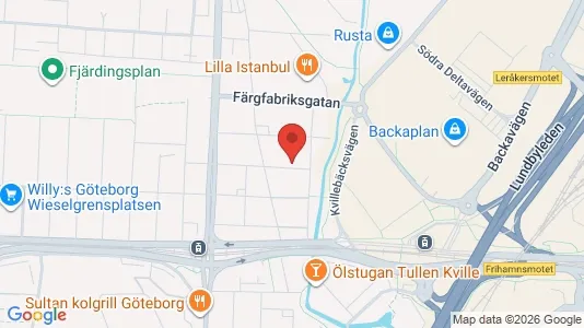 Lägenheter att hyra i Lundby - kort over placeringen