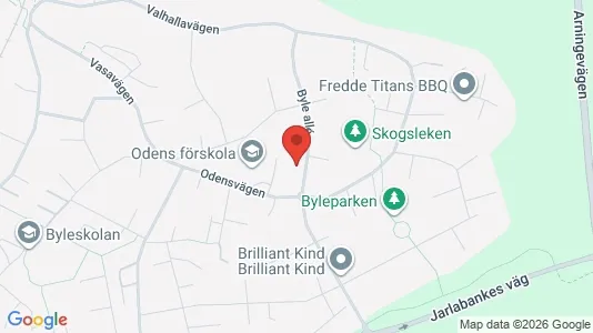 Lägenheter att hyra i Täby - kort over placeringen
