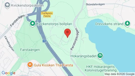 Lägenheter att hyra i Huddinge - kort over placeringen