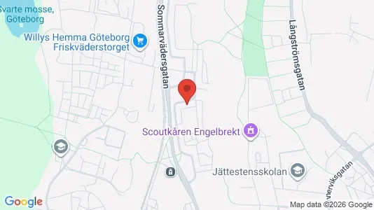 Bostadsrätter till salu i Västra hisingen - kort over placeringen