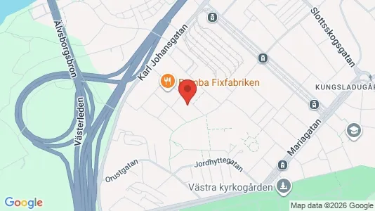 Lägenheter till salu i Majorna-Linné - kort over placeringen
