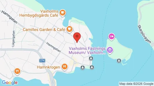 Lägenheter till salu i Vaxholm - kort over placeringen