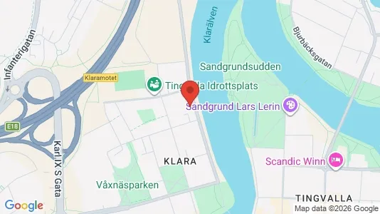 Lägenheter till salu i Karlstad - kort over placeringen