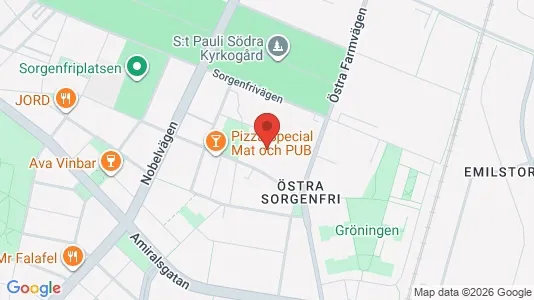 Lägenheter till salu i Malmö Centrum - kort over placeringen
