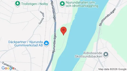 Lägenheter till salu i Sundsvall - kort over placeringen