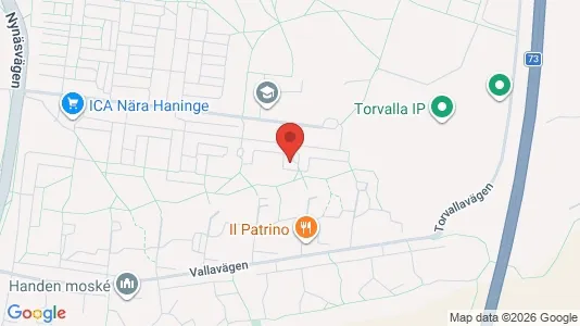 Lägenheter till salu i Haninge - kort over placeringen