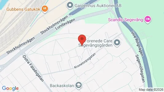 Lägenheter till salu i Malmö Centrum - kort over placeringen