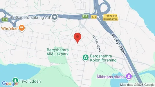 Lägenheter till salu i Solna - kort over placeringen