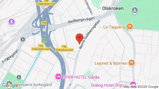 Lägenheter att hyra i Örgryte-Härlanda - kort over placeringen
