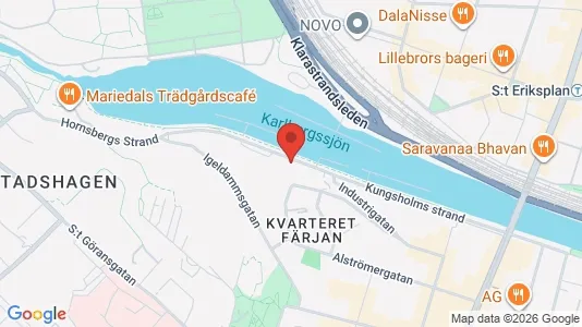 Lägenheter att hyra i Kungsholmen - kort over placeringen