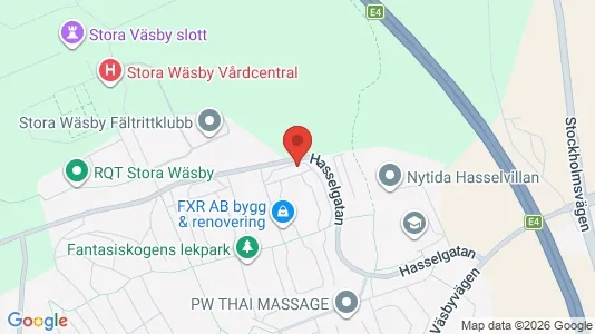 Lägenheter att hyra i Upplands Väsby - kort over placeringen