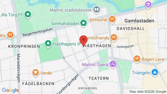 Lägenheter att hyra i Malmö Centrum - kort over placeringen