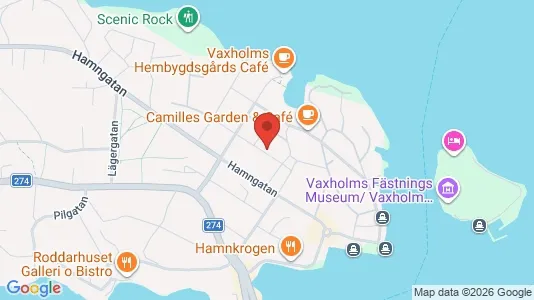 Lägenheter att hyra i Vaxholm - kort over placeringen