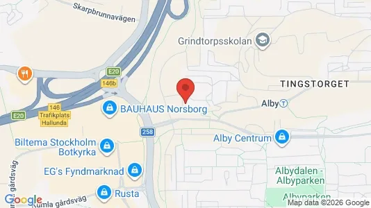 Lägenheter att hyra i Botkyrka - kort over placeringen