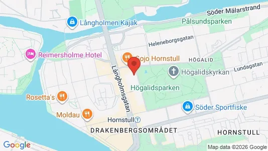 Lägenheter att hyra i Södermalm - kort over placeringen