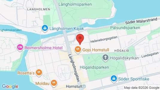 Lägenheter att hyra i Södermalm - kort over placeringen