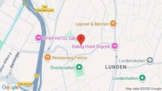 Lägenheter att hyra i Örgryte-Härlanda - kort over placeringen