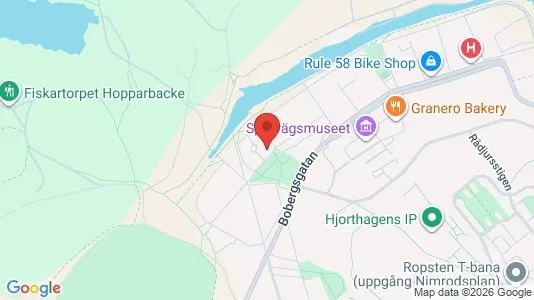Lägenheter att hyra i Gärdet/Djurgården - kort over placeringen