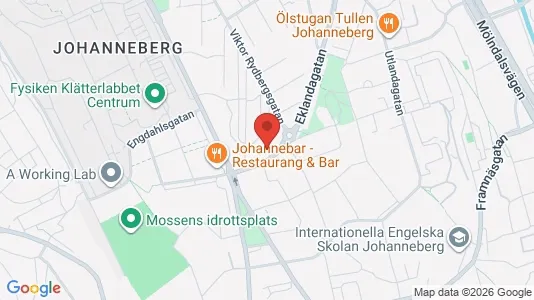 Lägenheter att hyra i Johanneberg - kort over placeringen