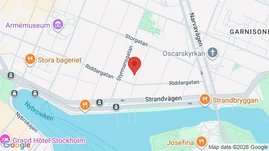 Lägenheter att hyra i Östermalm - kort over placeringen