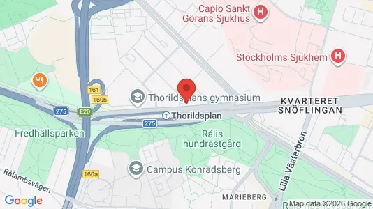Lägenheter att hyra i Kungsholmen - kort over placeringen