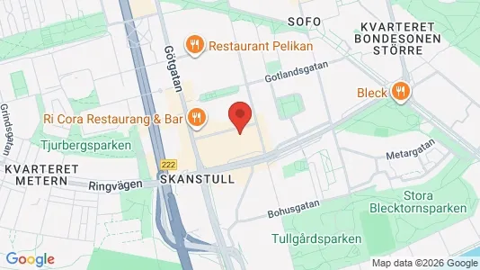 Lägenheter att hyra i Södermalm - kort over placeringen